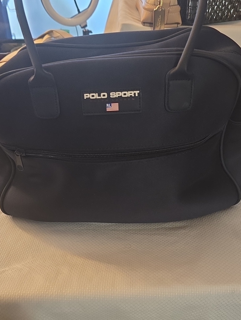 Polo Sport Black Men's Tote Bag by Ralph Lauren